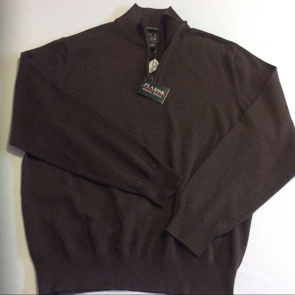 Jos. A. Bank Other - NWT JOS A BANK BROWN 100% PIMA COTTON SWEATER $169